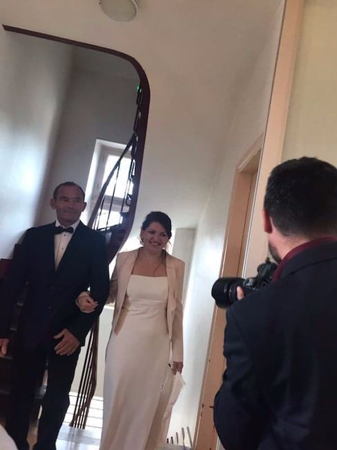 Arrivée avec mon père