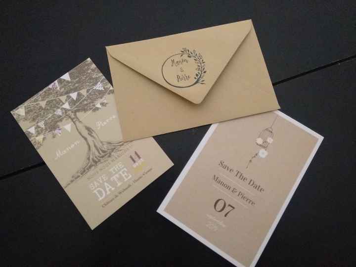 Save the Date + Enveloppe