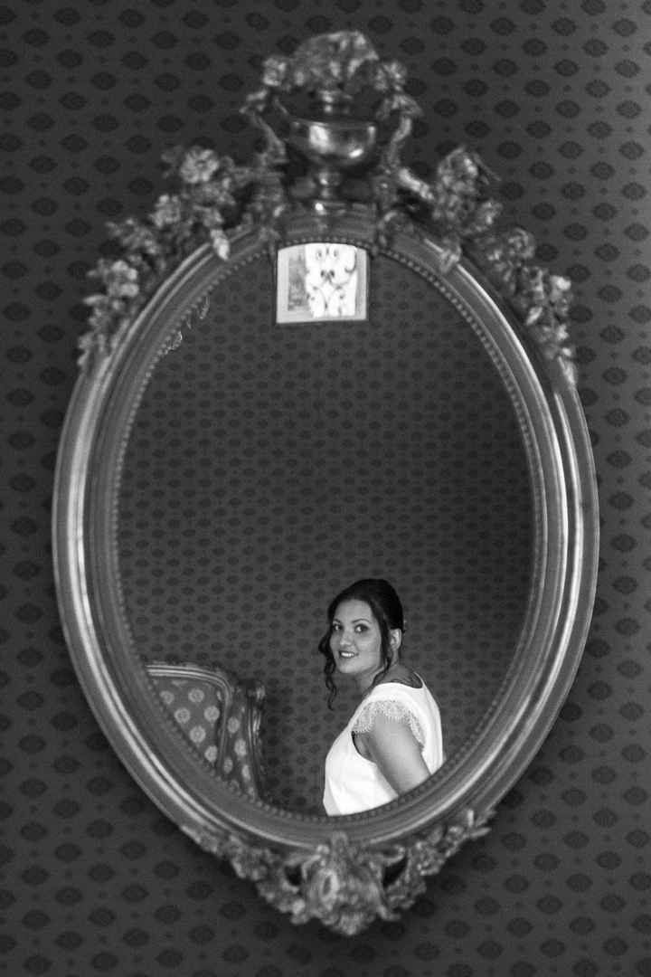 La mariée se prépare