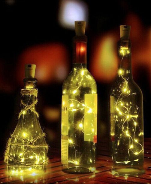 bouteille lumineuse