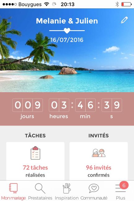 Dans combien de jours allez-vous dire "Oui" ? - 1