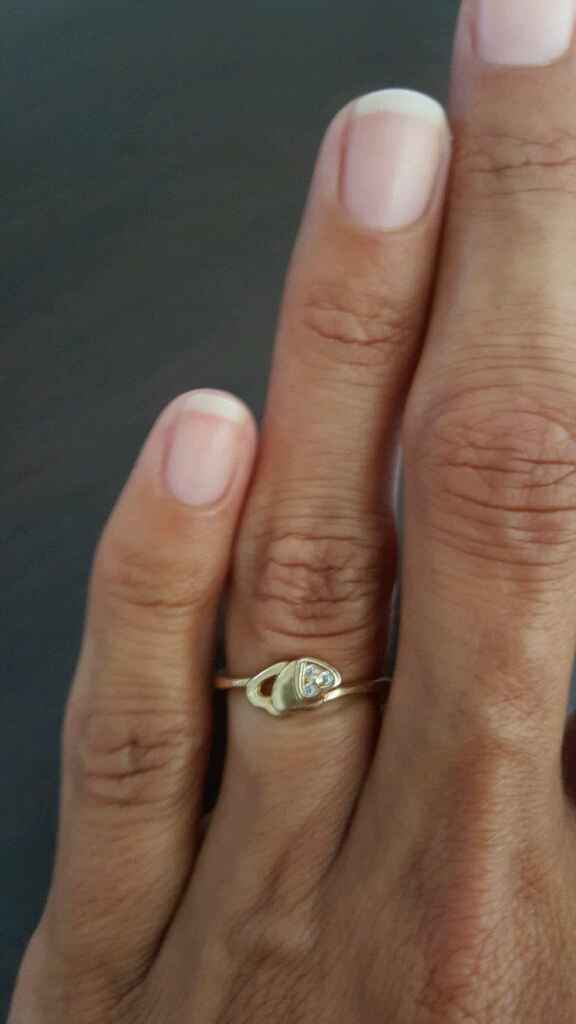 Bague de fiancaille - 1