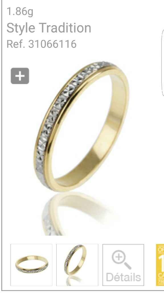 Comment sont vos alliances et quels prix? - 2