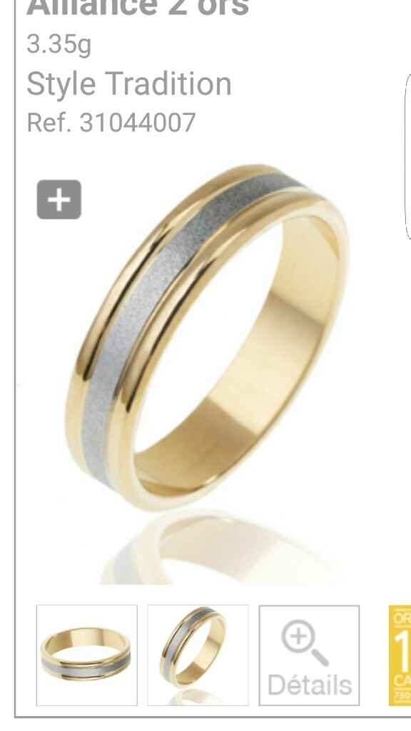 Comment sont vos alliances et quels prix? - 1