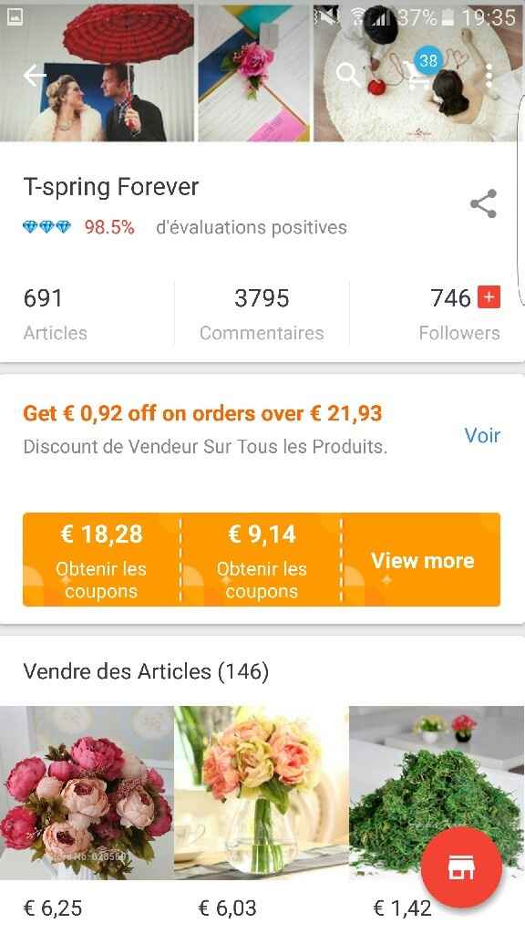 Bouquet artificiel - 1