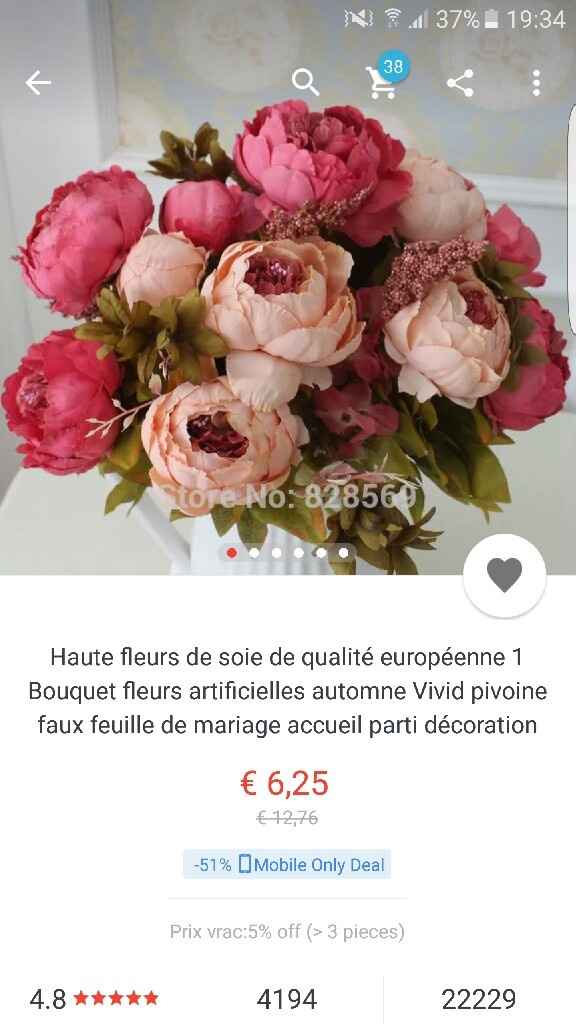 Bouquet artificiel - 2