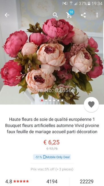 Bouquet artificiel - 2