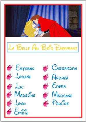 la belle au bois dormant