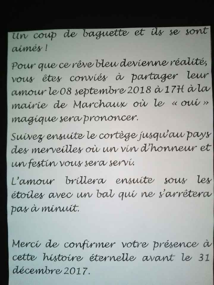 Faire part - 2