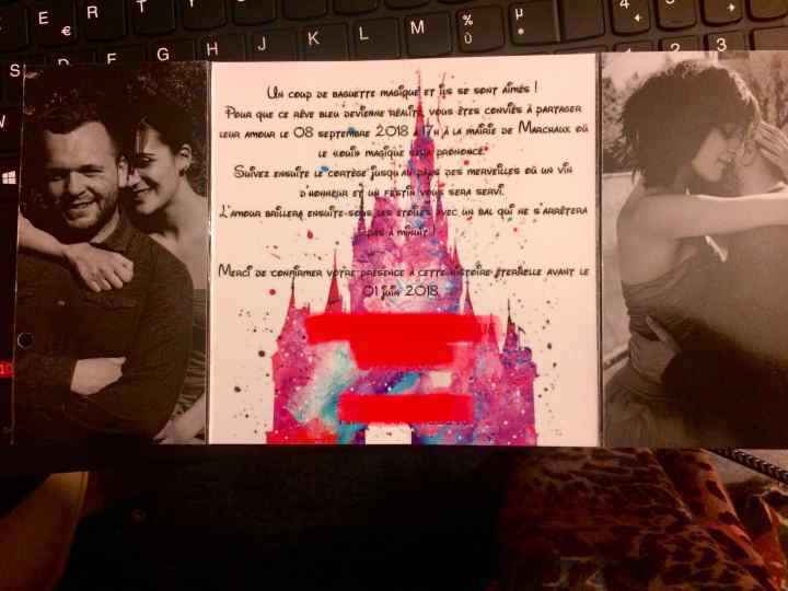 Faire part Minnie et Mickey - 2