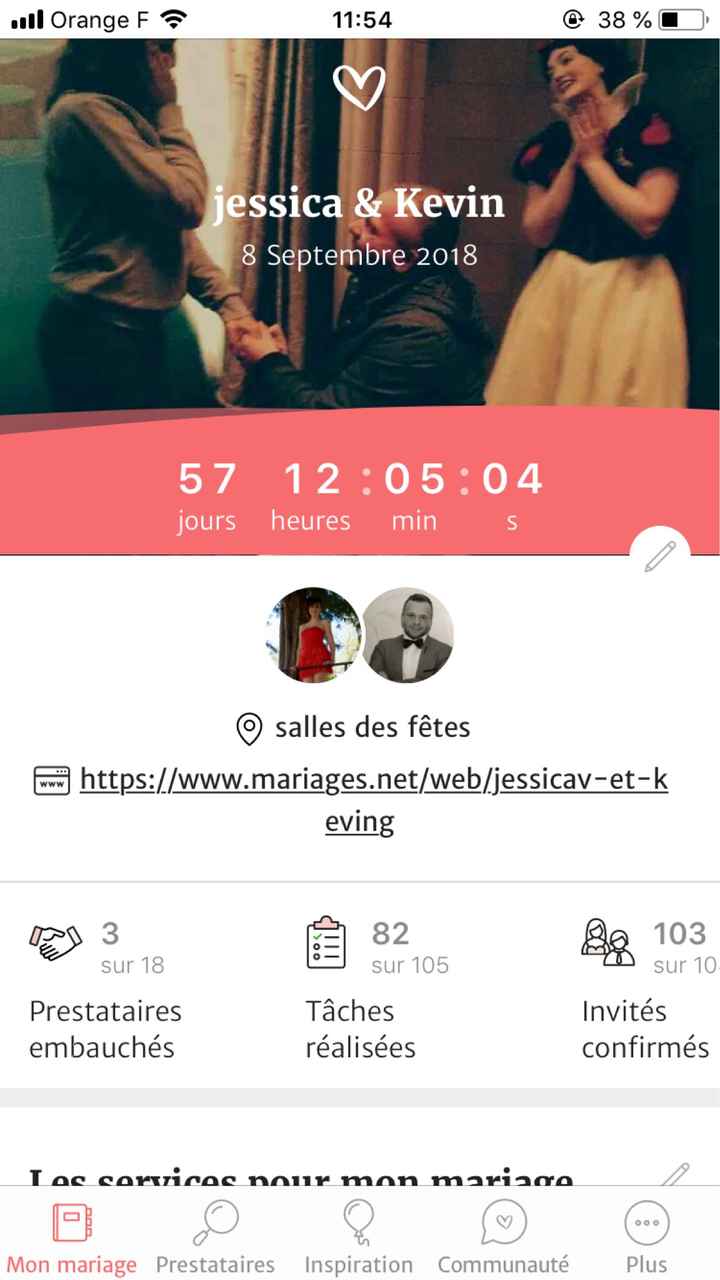 Mon compte mariage.net est bizarre - 2