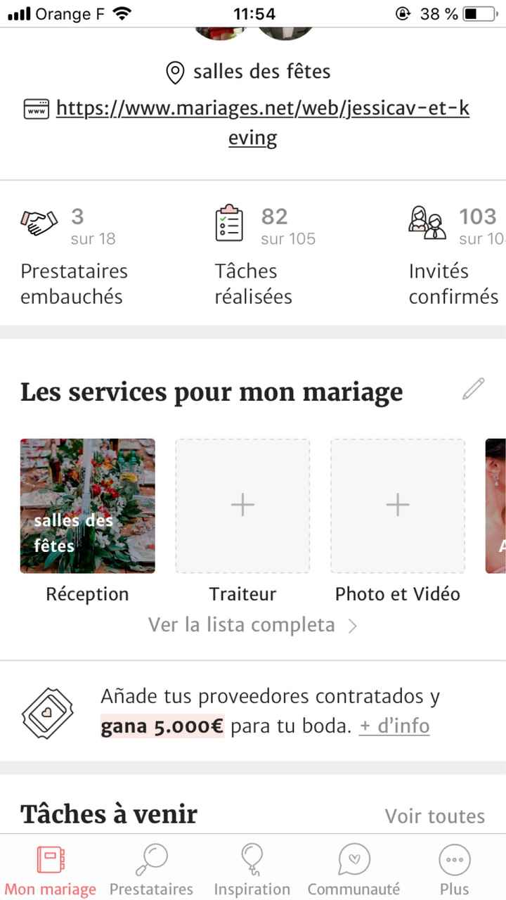 Mon compte mariage.net est bizarre - 1