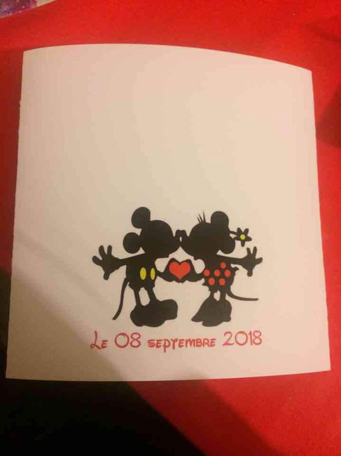 Faire part Minnie et Mickey 8