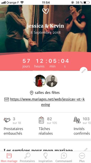 Mon compte mariage.net est bizarre - 2