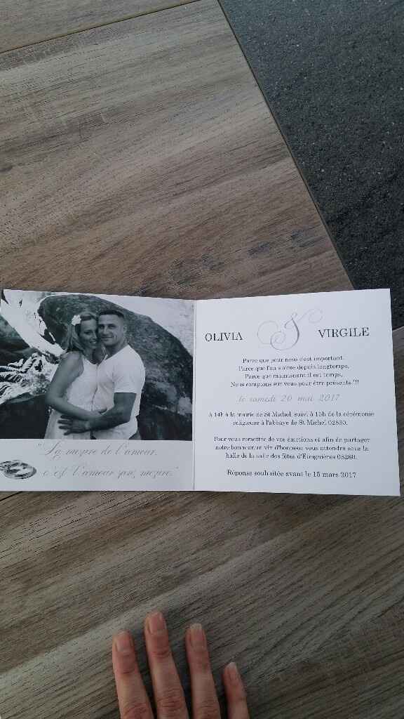 Je vient de finir de créé mon faire part je souhaiterai vos avis - 1