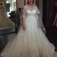 Ma robe de mariée aux premiers essayages.