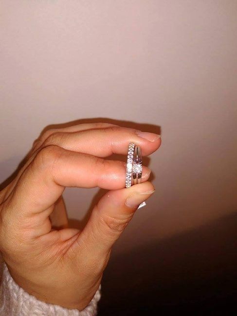 Bague de fiançailles + Alliance