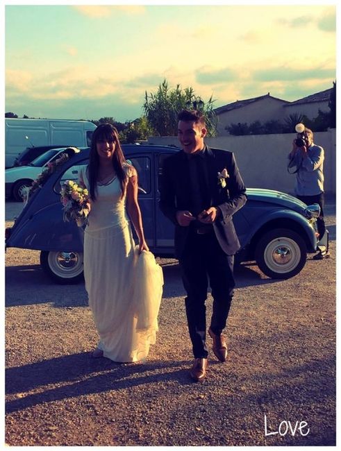 Arrivée lieu réception