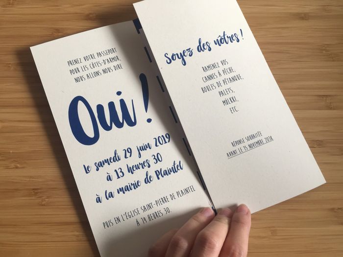 Mes faire-part 100% diy thème mer & Bretagne - 2