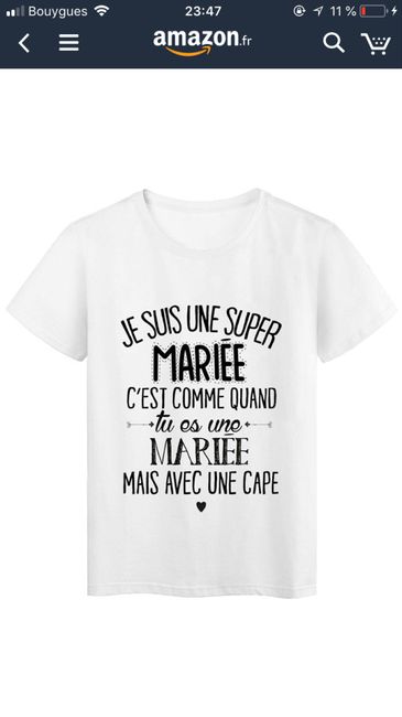 Tee shirt personnalisé 💕 - 1
