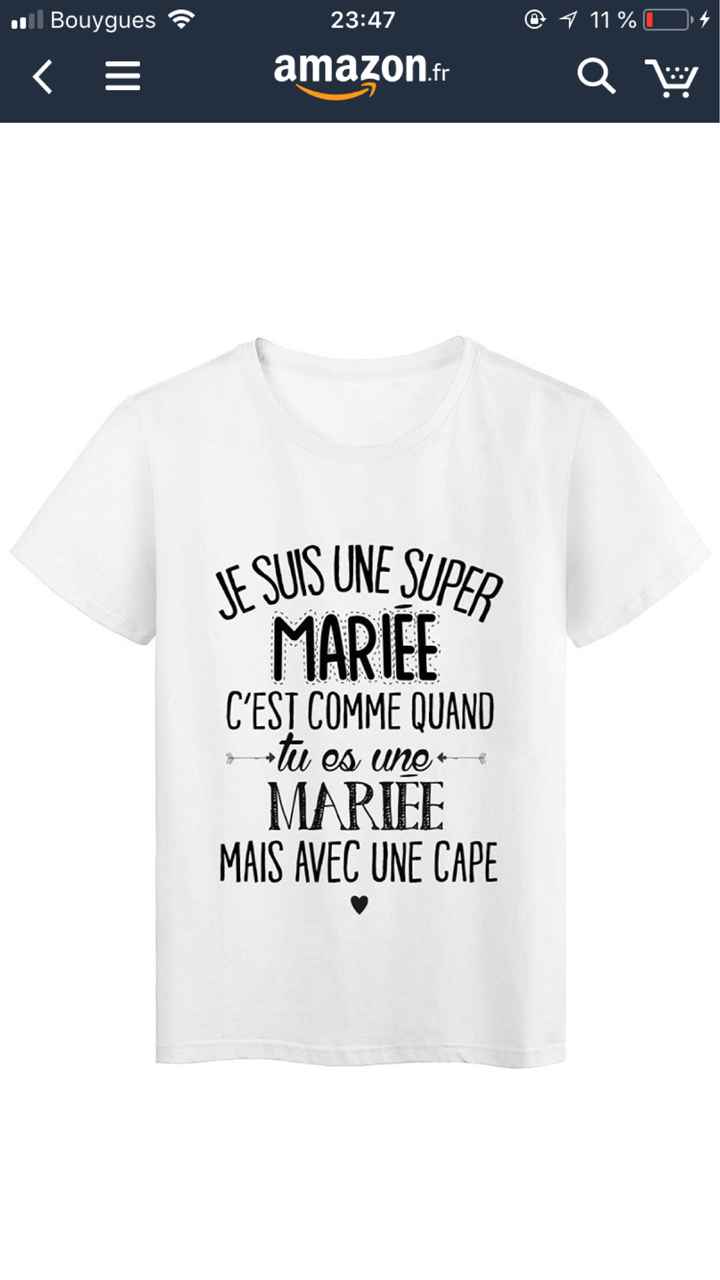 Tee shirt personnalisé 💕 - 1