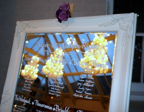 Plan de table Miroir