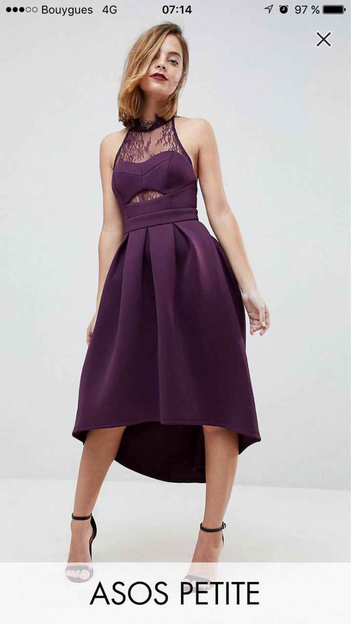  Recherche désespérement de robe prune pour demoiselle d'honneur - 2
