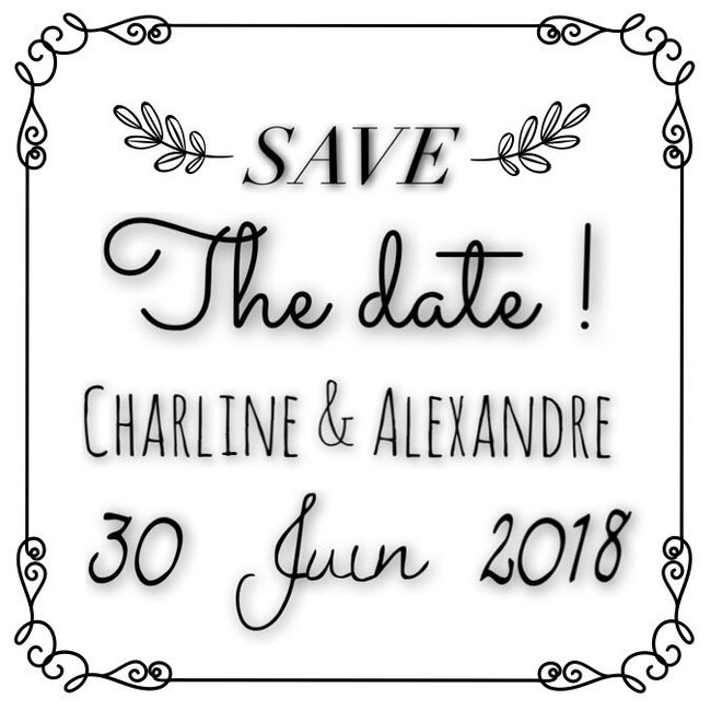 Pour ou contre le save the date - 1