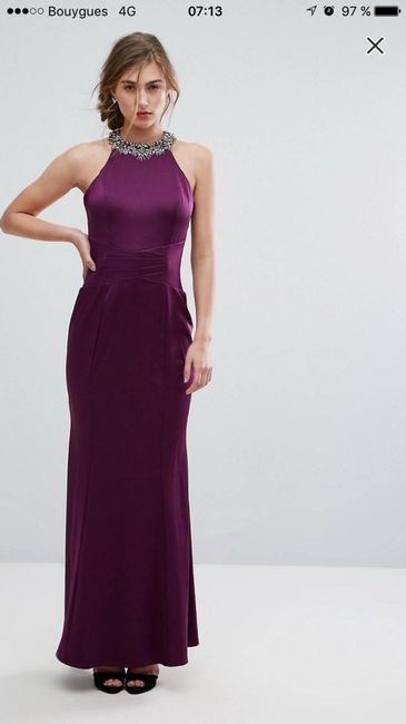  Recherche désespérement de robe prune pour demoiselle d'honneur - 1