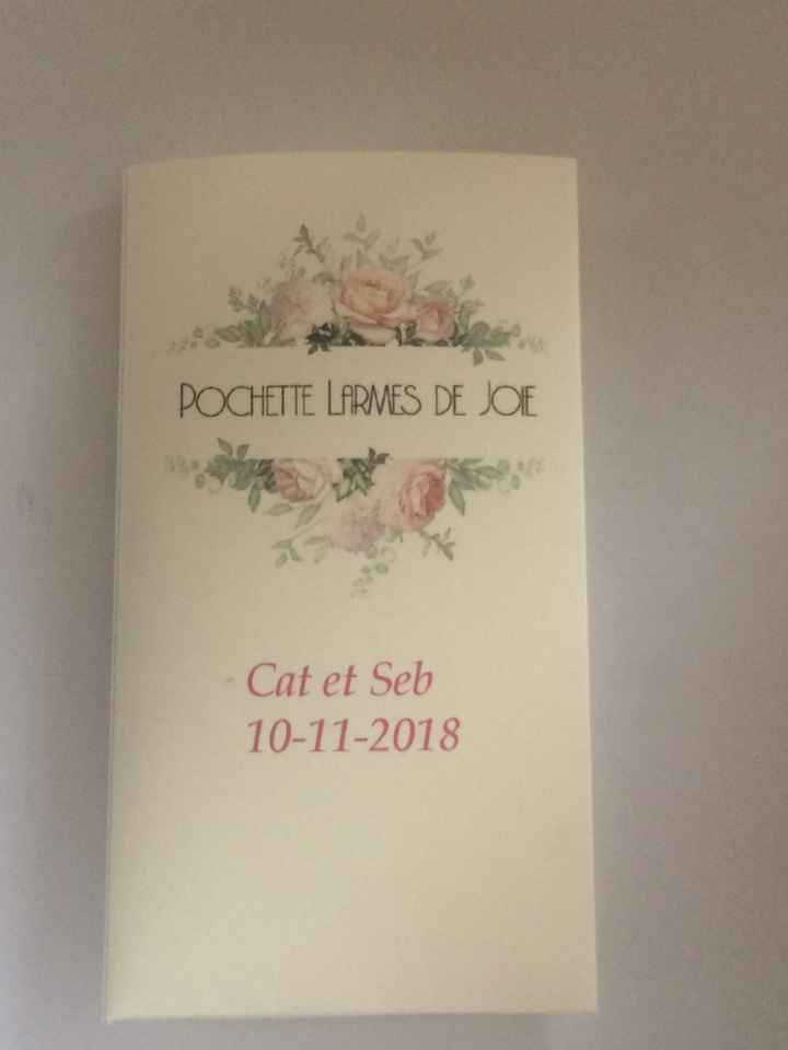 Pochette l’arme de joie et menu marque place - 1