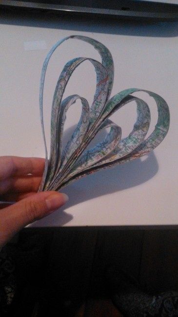coeur avec carte routière