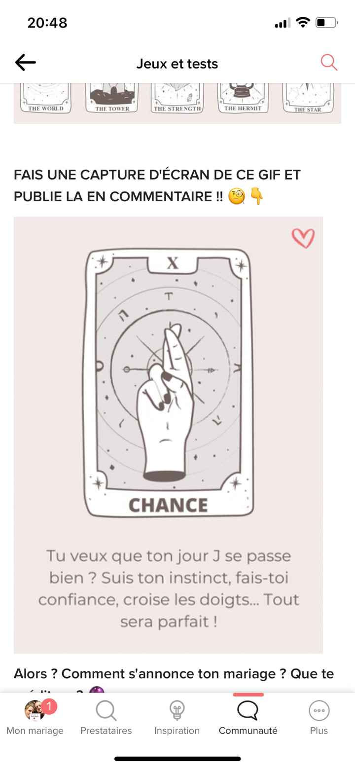 La chance te sourit 🔮😃 - 1