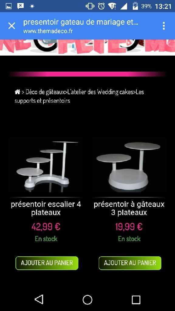 Plateau à gâteau - 1