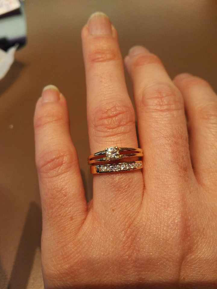 Avez-vous deux bagues : mariage & fiancailles ? - 1