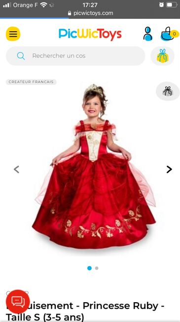 Choix de robe pour ma fille theme  belle et la bête 3