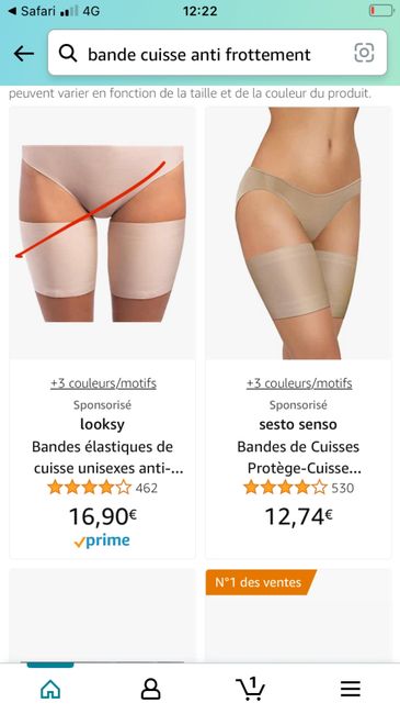 Au secours ! mes cuisses touchent ! 1