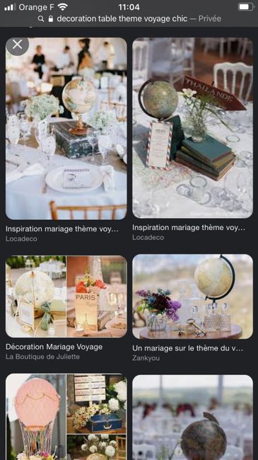 Décoration table thème mariage 5