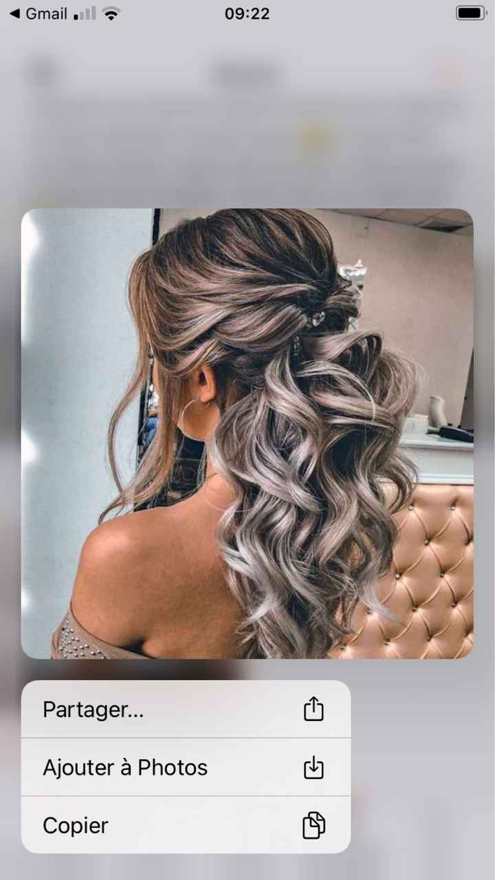 Indécise coiffure mariée... - 1