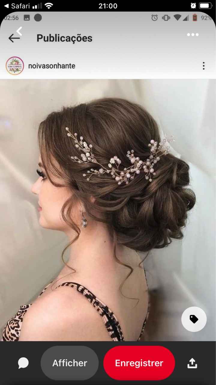 Indécise coiffure mariée... - 2