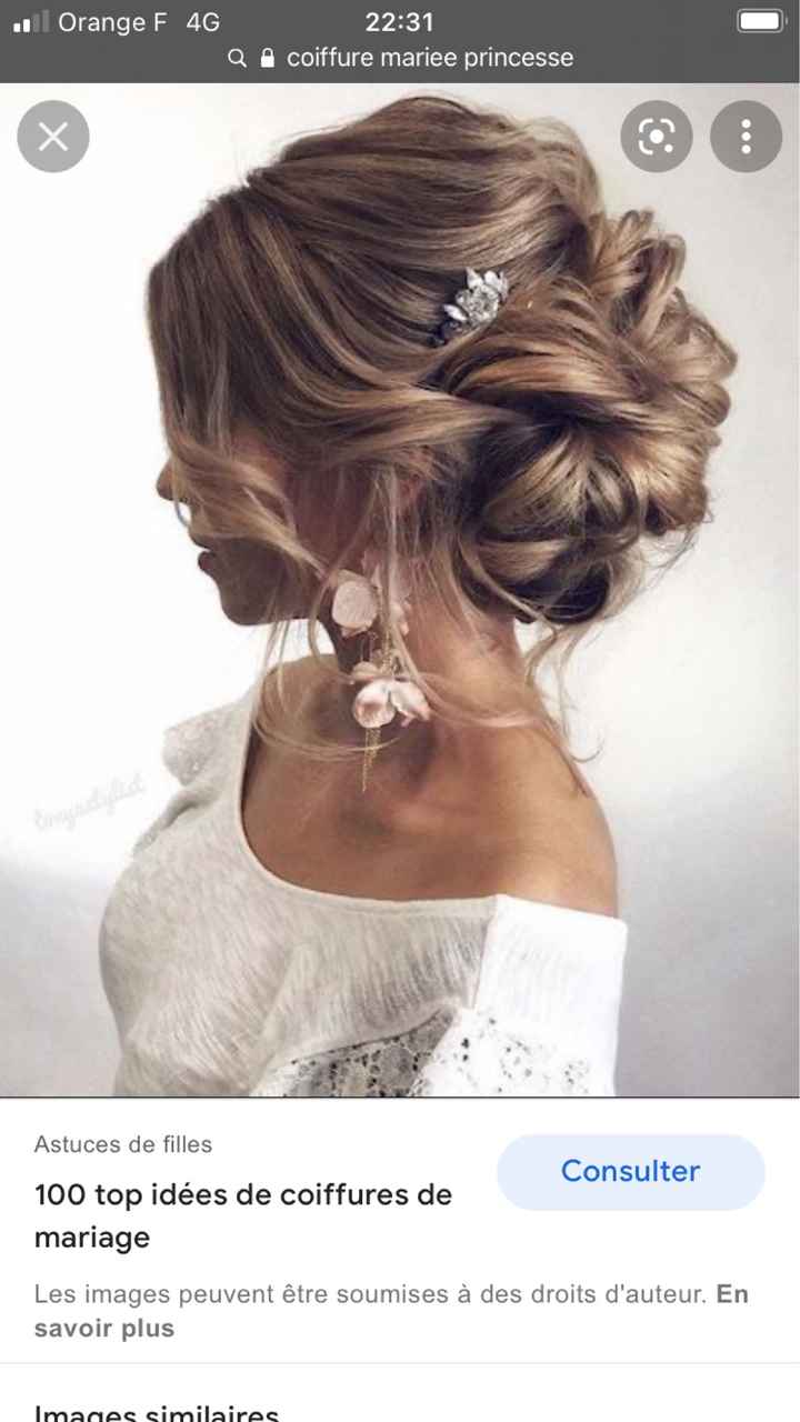 Indécise coiffure mariée... - 4