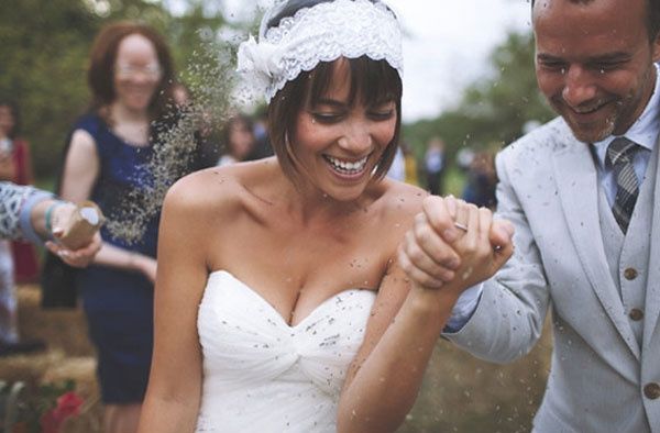 Une mariÃ©e aux cheveux courts