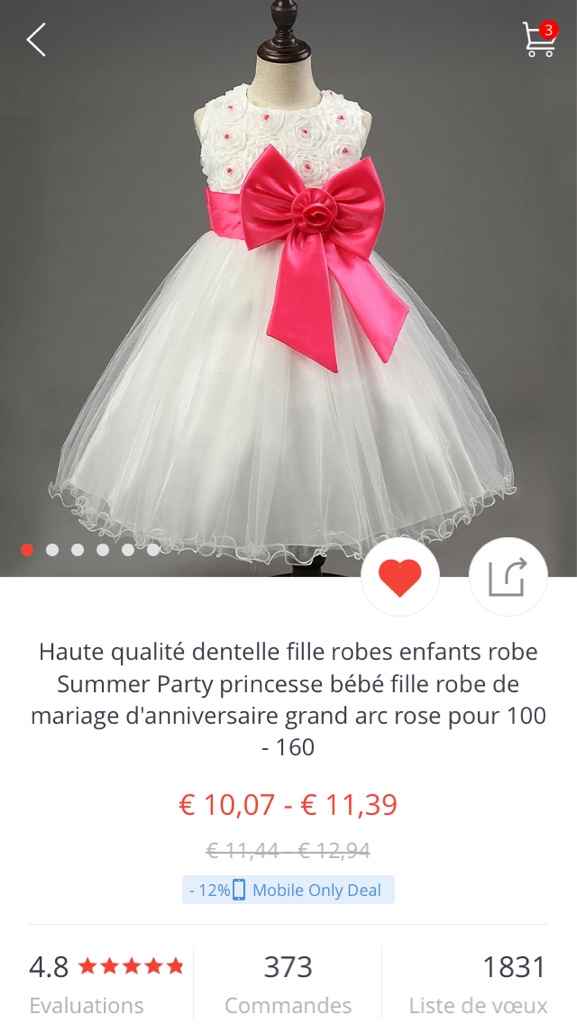 Robe bébé - 1