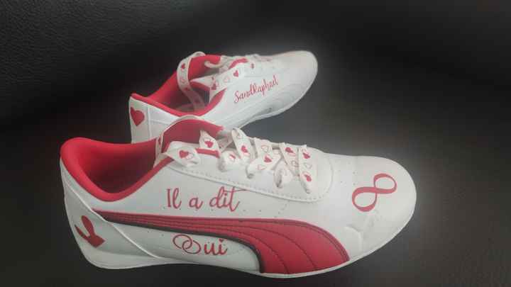 Des baskets personnalisés en couple : Oui on Non ? - 1