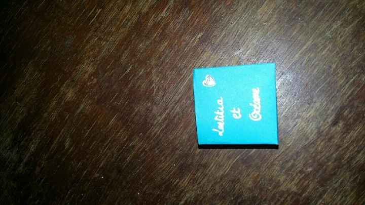 Nos marques place et boîte à dragée - 2