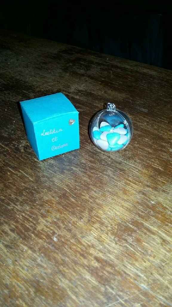 Nos marques place et boîte à dragée - 3