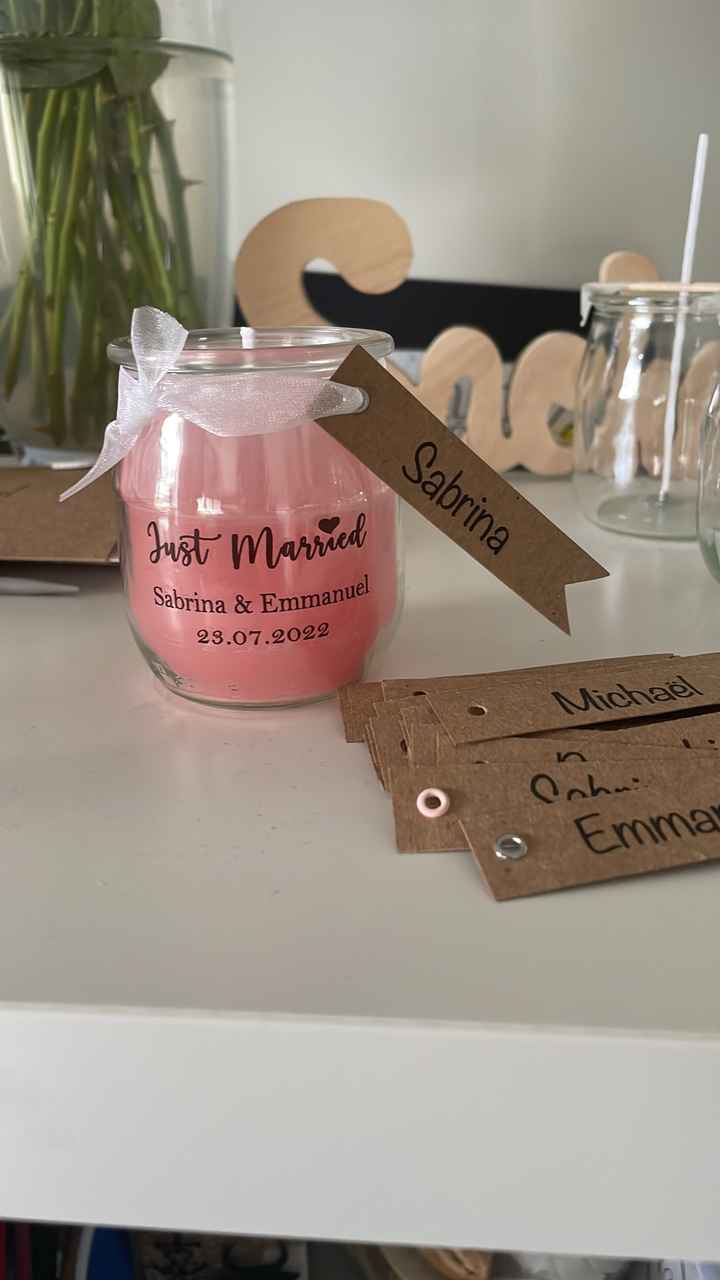 Cadeau invité bougies - 1