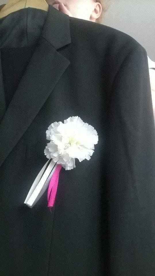 boutonniere temoin