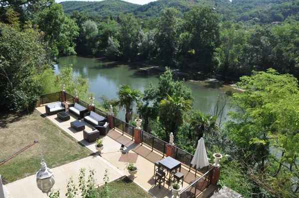 Vue sur la Garonne pour le cocktail