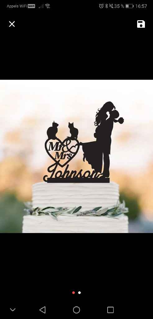 Figurine de mariés - 2