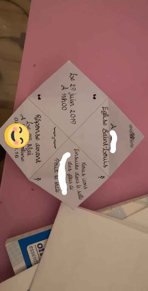 Faire part fait ☺️ - 3